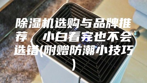除濕機(jī)選購與品牌推薦，小白看完也不會選錯(附贈防潮小技巧)