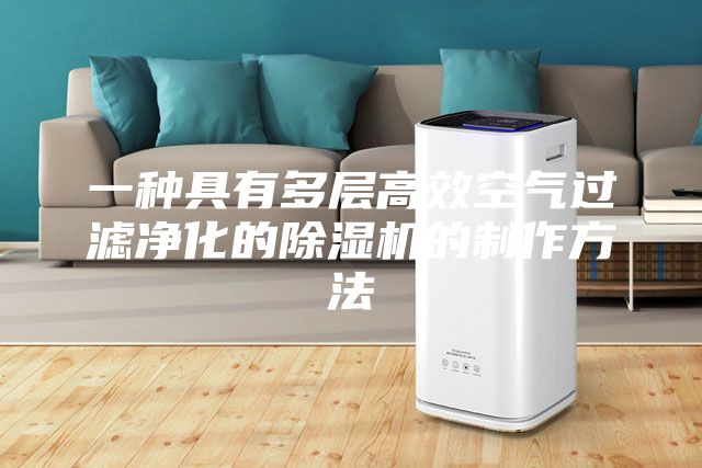 一種具有多層高效空氣過(guò)濾凈化的除濕機(jī)的制作方法