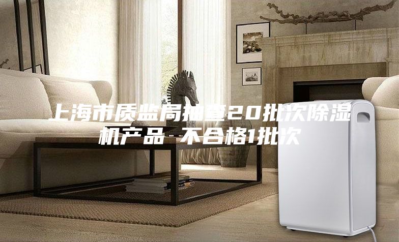 上海市質監(jiān)局抽查20批次除濕機產(chǎn)品 不合格1批次