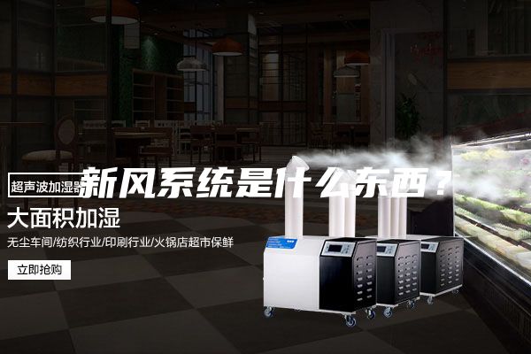 新風(fēng)系統(tǒng)是什么東西？