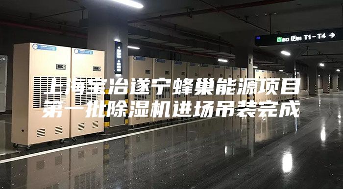 上海寶冶遂寧蜂巢能源項(xiàng)目第一批除濕機(jī)進(jìn)場吊裝完成