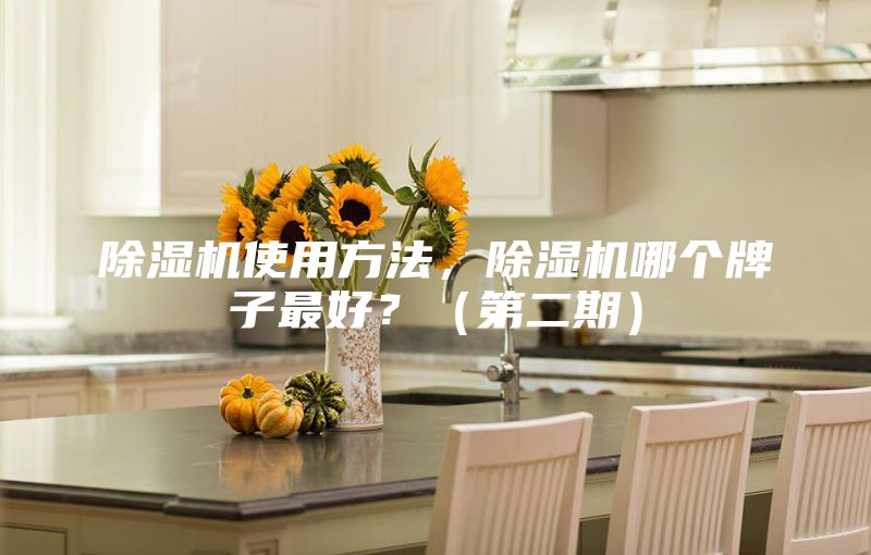 除濕機(jī)使用方法，除濕機(jī)哪個牌子最好？（第二期）