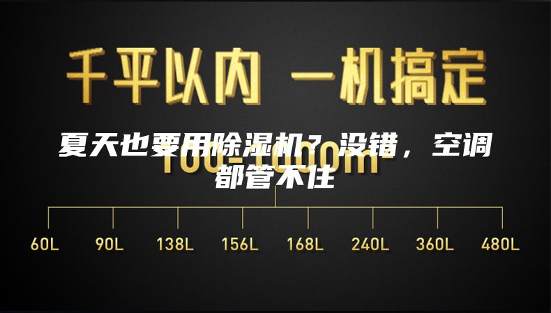 夏天也要用除濕機？沒錯，空調都管不住