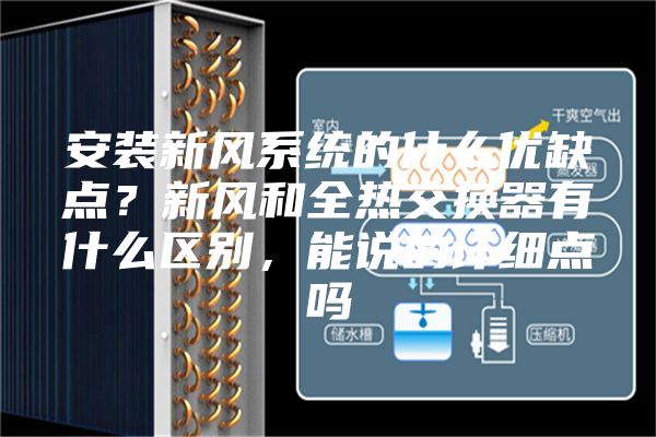安裝新風系統的什么優缺點？新風和全熱交換器有什么區別，能說的詳細點嗎
