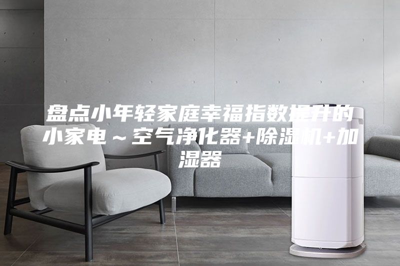 盤點小年輕家庭幸福指數(shù)提升的小家電～空氣凈化器+除濕機(jī)+加濕器