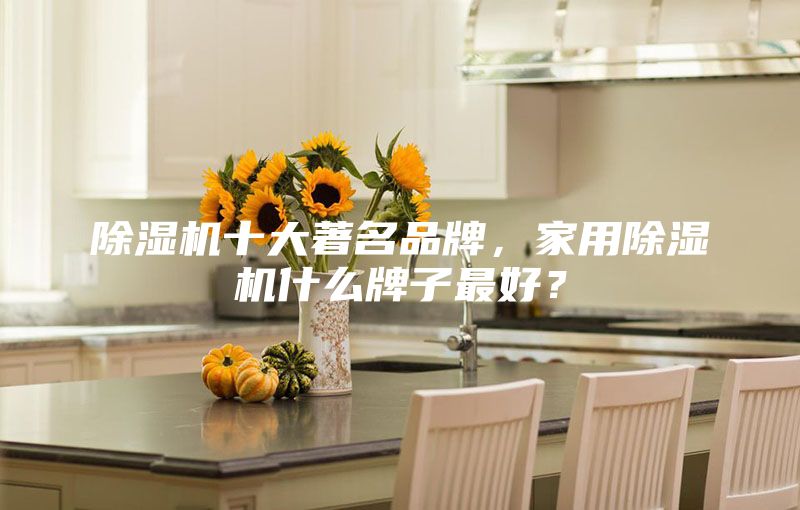 除濕機十大著名品牌，家用除濕機什么牌子最好？