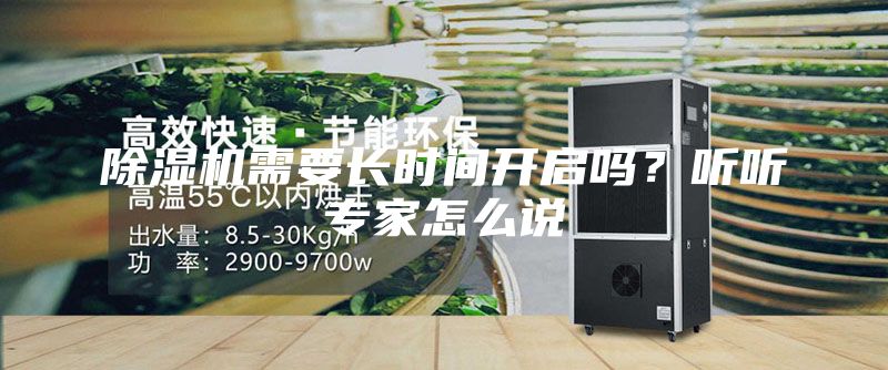 除濕機需要長時間開啟嗎？聽聽專家怎么說