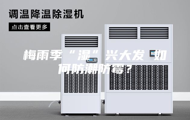 梅雨季“濕”興大發 如何防潮防霉？