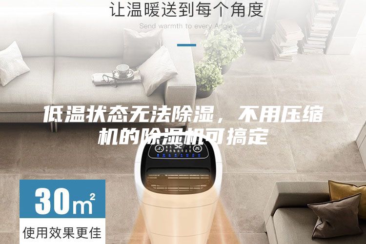 低溫狀態(tài)無法除濕，不用壓縮機的除濕機可搞定