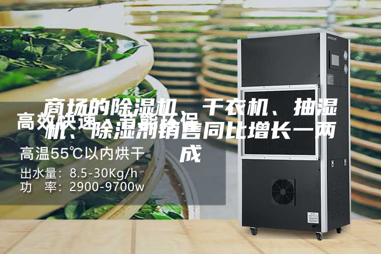 商場的除濕機、干衣機、抽濕機、除濕劑銷售同比增長一兩成