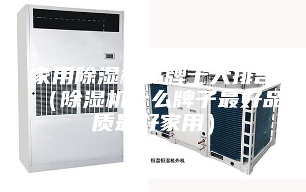 家用除濕機品牌十大排名（除濕機什么牌子最好品質(zhì)最好家用）