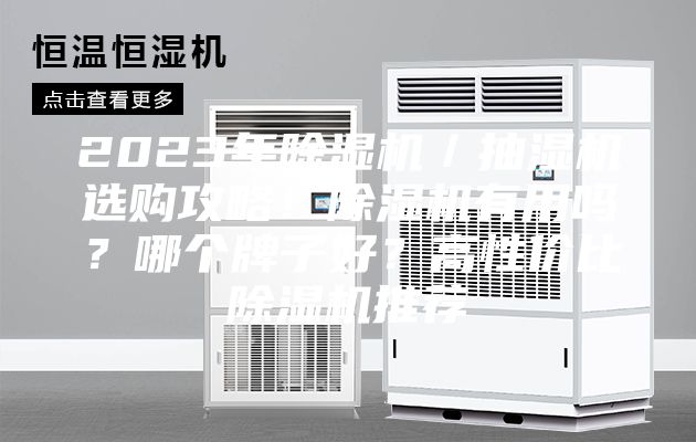2023年除濕機／抽濕機選購攻略！除濕機有用嗎？哪個牌子好？高性價比除濕機推薦