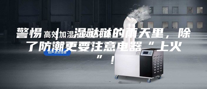 警惕 ｜ 濕噠噠的雨天里，除了防潮更要注意電器“上火”！